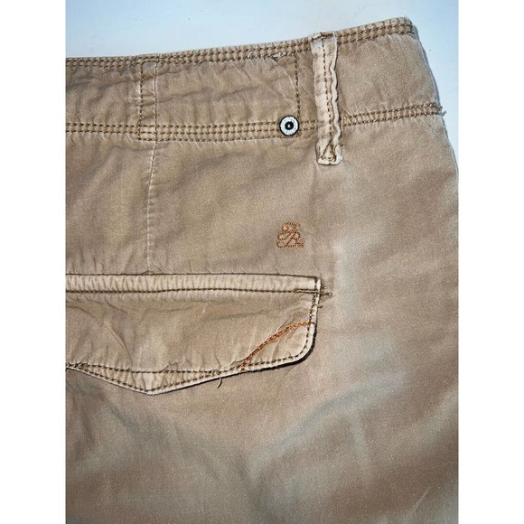 TOMMY BAHAMA SHORTS CARGO KHAKI BEIGE FLAT FRONT COTTON SZ 40 - Picture 3 of 6